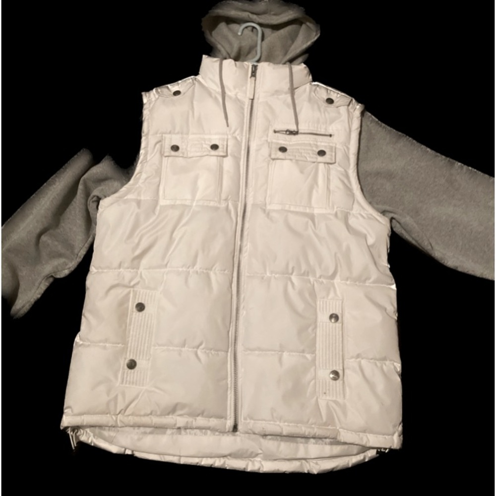 Vest and hoodie remove able hood from the research of development brand